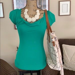 5/$25 EXpress NWOT green seater top
